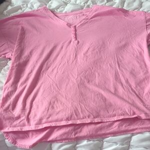 Nautica Pink Short Sleeve Kids Tee